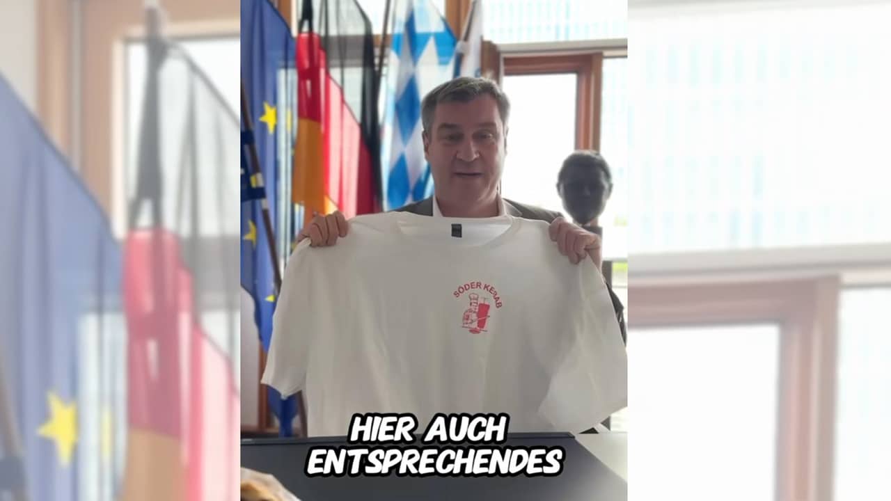 Mit Video: Markus Söder lädt Fans zum Döner-Essen