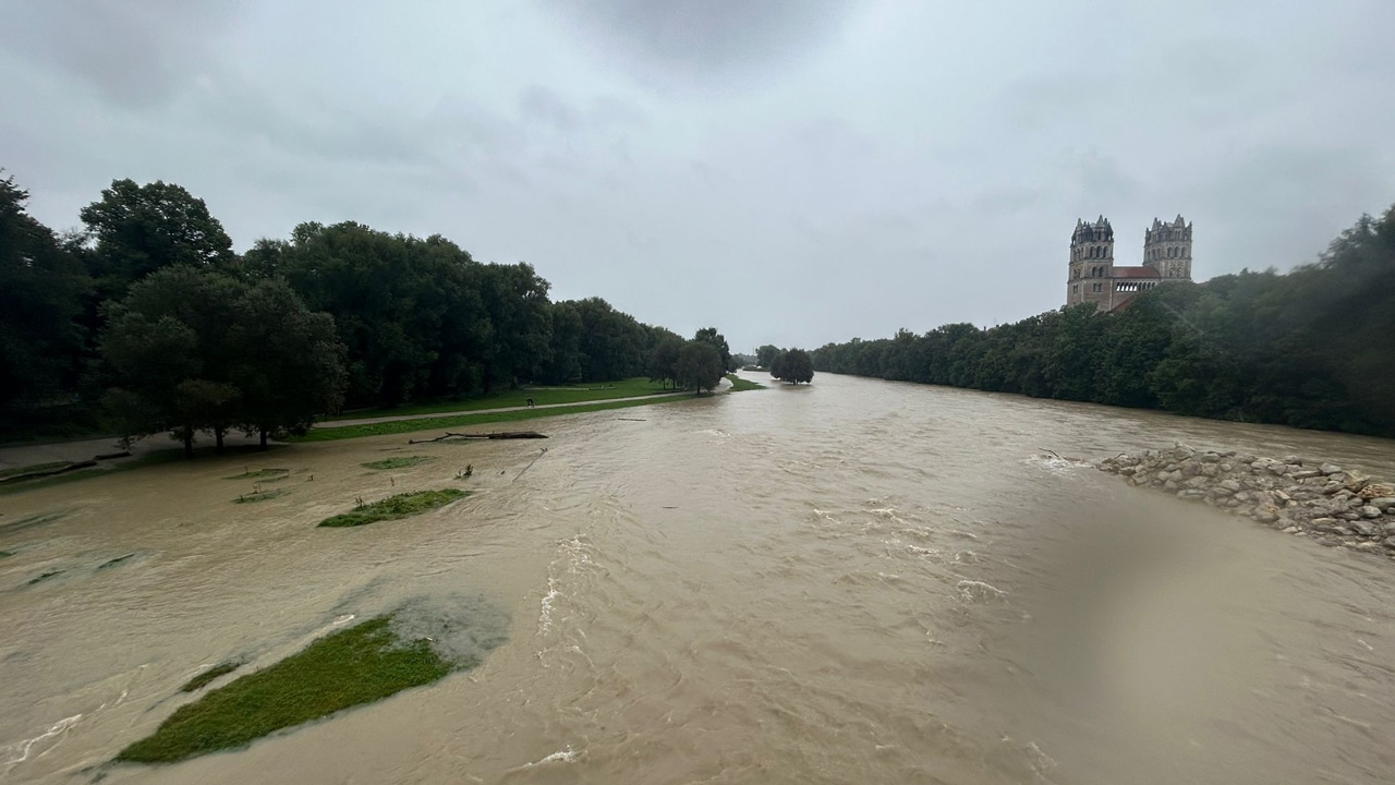 Ticker zum Dauerregen: Erste Regionen in Bayern mit Überschwemmungen und Hochwasser