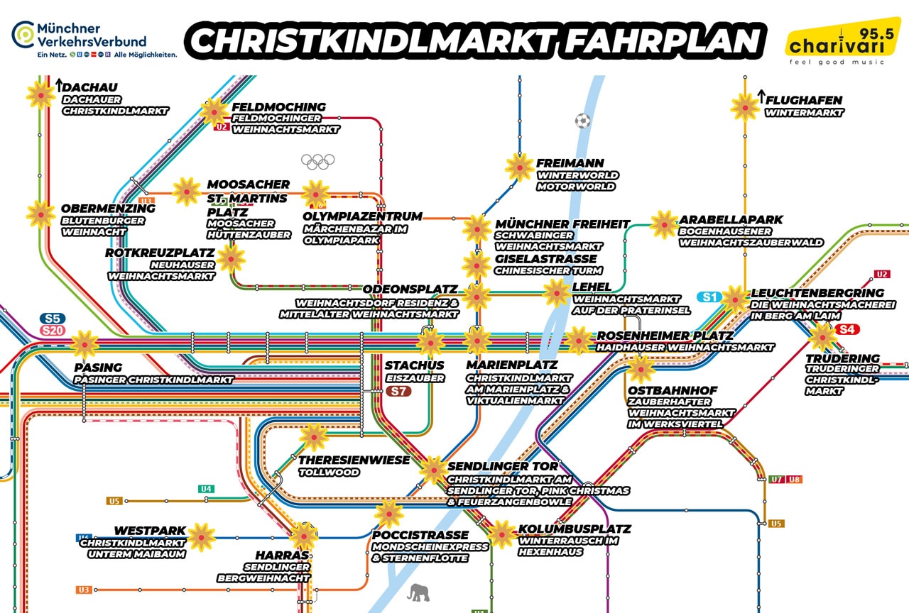 Mit der Bahn zum Glühwein: Dein Christkindlmarkt-Fahrplan 2024