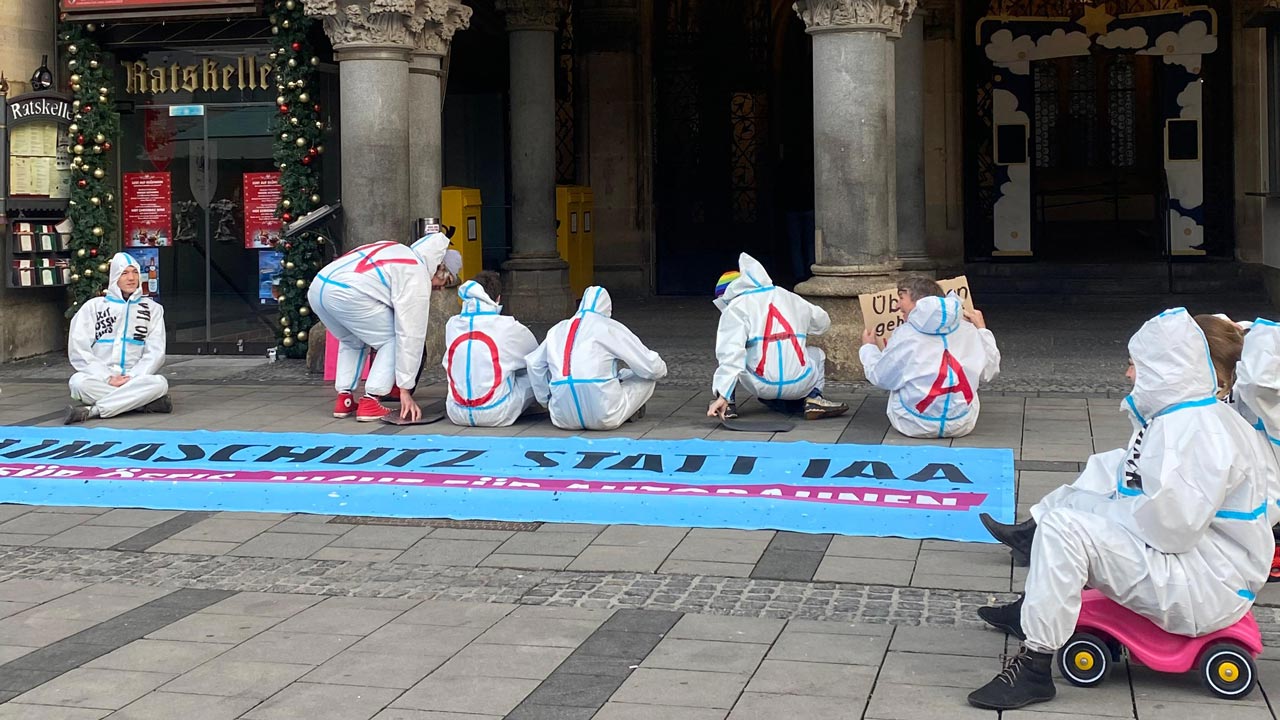 IAA-Gegner: Erneute Proteste am Münchner Rathaus