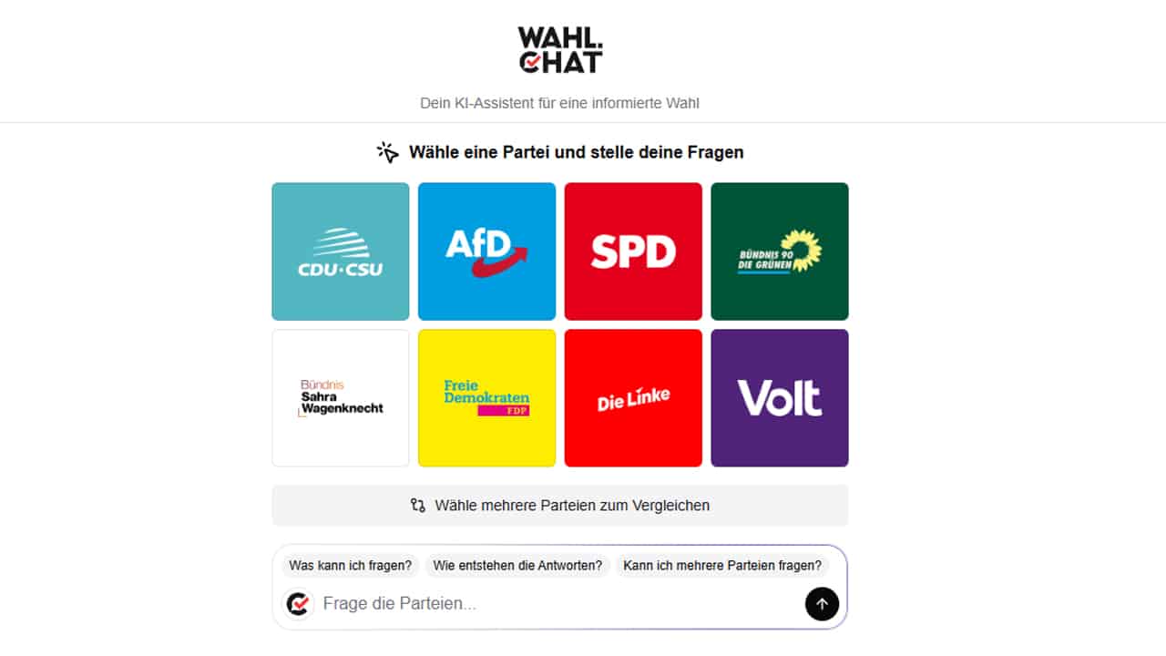 Wahl.chat: Der neue KI-Wahlhelfer, der dir Antworten liefert